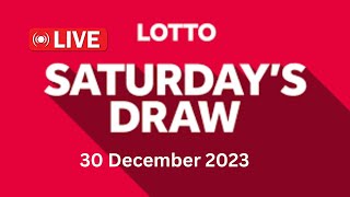 The National Lottery Lotto draw live results Saturday tonight 30 December 2023 [upl. by Spencer63]