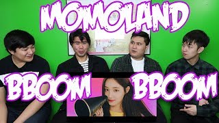 MOMOLAND  BBOOM BBOOM MV REACTION FUNNY FANBOYS [upl. by Nnaid]