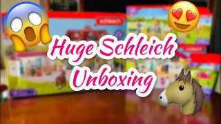 HUGE Schleich Unboxing [upl. by Tehcac269]