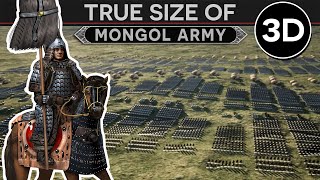 True Size of a Mongol Army  Experience the Endless Horde DOCUMENTARY [upl. by Keane]