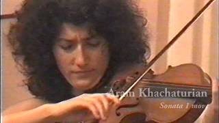 Susanna Gregorian plays Aram Khachaturian Sonata 1932 I´mov [upl. by Ticon]