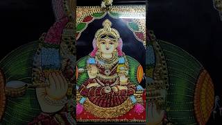 Thanjavur painting annapooraniammanindianart trendingshorts devotionalsongs omsakthisongs [upl. by Eltsryk398]