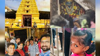 komuravelli mallanna swamy temple 🙏little junnu👶youtube videos [upl. by Animrelliug]