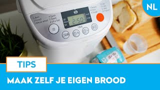 Zelf brood bakken met een broodbakmachine [upl. by Dam]