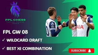 FPL GW8  ULTIMATE WILDCARD DRAFT FOR GAMEWEEK 08  FANTASY PREMIER LEAGUE 202425 [upl. by Uaeb]