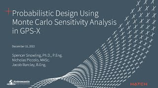 Probabilistic Design Using Monte Carlo Sensitivity Analysis in GPSX [upl. by Critta666]