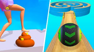 Los Mejores Juegos GRATIS de Android e iOS  Tippy Toe Aplastando Cosas  Going Balls  Fun Games [upl. by Luanni]