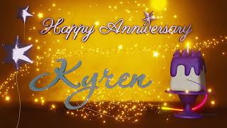 Kyren  Happy Anniversary Song  Happy Anniversary To You  Happy Anniversary Day [upl. by Jessi530]