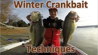 How to Catch Winter Bass on Crankbaits in 40 Degree Water  Lake Dardanelle [upl. by Onaicul315]