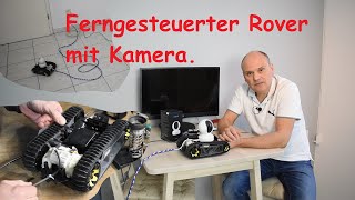 Selbst gebauter Rover mit der Kamera E1 Zoom von Reolink [upl. by Atterrol304]