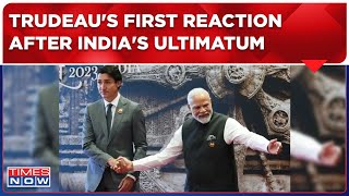 CanadaIndia Khalistan Row Live  Trudeau Reacts After New Delhi Tells Ottawa To Withdraw Diplomats [upl. by Nye]