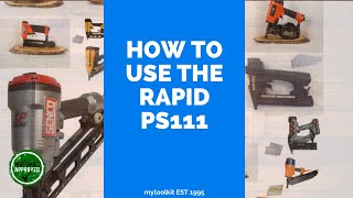 Rapid 140 Series Stapler PS111 Demonstration [upl. by Henricks]