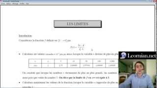 Les Limites 18  Introduction  Maths Première S [upl. by Oniotna903]