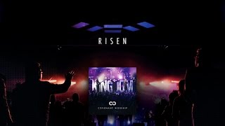 Risen Lyric Video  Covenant Worship [upl. by Pietrek486]