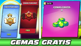 RECLAMO 10 GEMAS GRATIS 💎 Y ABRO LOS NUEVOS STAR DROPS 🤑 BrawlStars [upl. by Acirfa]