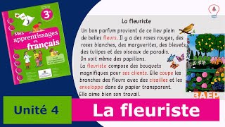 La fleuriste  Mes apprentissages 3AEP [upl. by Fillbert]