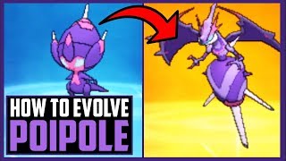 How to evolve Poipole in Pokemon Ultra Sun and Moon  How to get Naganadel [upl. by Dillon]