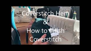 How to finish Coverstitch around a hem [upl. by Ased379]