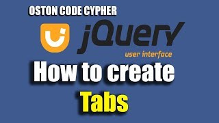 How to create Tabs Using jquery UI [upl. by Fihsak647]