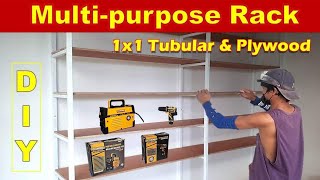 DIY HOW TO BUILD MULTIPURPOSE RACK  PAANO GUMAWA NG ISTANTE [upl. by Horbal]