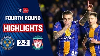 Shrewsbury Fightback to Force Shock Replay  Shrewsbury Town 22 Liverpool  Emirates FA Cup 1920 [upl. by Arhas]