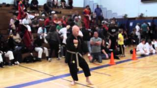 Hanshi Jim Smith Kata At the Arango Martial Arts Open [upl. by Grove11]