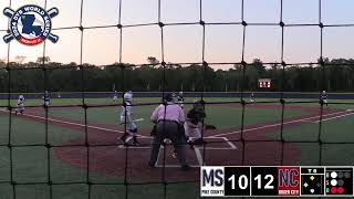 DYB Division I quotOquot Zone World Series MS vs NC Winners Bracket [upl. by Solon]