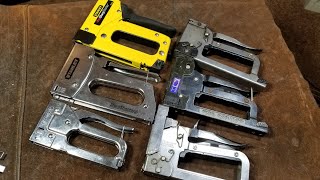 Stanley SharpShooter vs DuoFast StaplerTacker Review amp Comparison [upl. by Anelegna966]