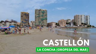 Castellón Beach Walk 2023  La Concha Oropesa del Mar  SPAIN [upl. by Davies]