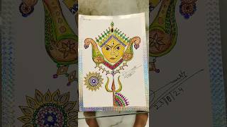 Durga Maa drawing [upl. by Asum147]