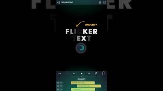 Flicker TEXT Animation in alightmotion shorts textanimation viralediting presetalightmotion [upl. by Jd]