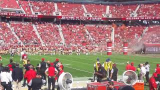 49ers Levis Stadium Entrance 81416 [upl. by Netsyrk]