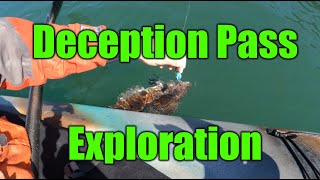 Exploring Deception Pass Bowman Bay Deception Island Urchin Rocks Kayak Fishing [upl. by Merfe]