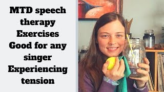 MTD Speech Therapy Exercises Muscle Tension Dysphonia [upl. by Vera]