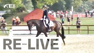 RELIVE  Dressage Day 2  FEI Eventing European Championships for Juniors [upl. by Eidob]