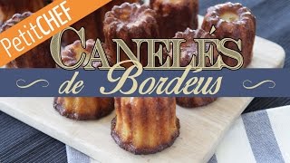 Canelés de Bordéus  receita francesa [upl. by Strang466]