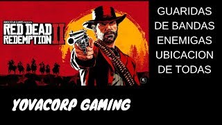 Red Dead Redemption 2 Guaridas de bandas Todas la ubicaciones Explicacion facil [upl. by Crelin313]