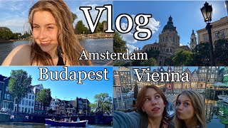 Girls Trip  Vlog  Eurotour Amsterdam Budapest Vienna [upl. by Lisk]