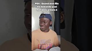 POV  Quand mon fils me demande quel matière j’aimais à l’école prank perefille drole [upl. by Ladnyc]