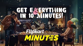 Flipkart Minutes Get everything you need in just 10 Minutes🚀 [upl. by Nnaarual]