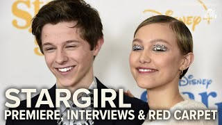 Stargirl Premiere Interviews amp Red Carpet for Disney Movie  Extra Butter [upl. by Marolda]