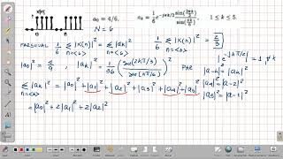 Señales y Sistemas Serie de Fourier de tiempo discreto verificacion Parseval [upl. by Aropizt]