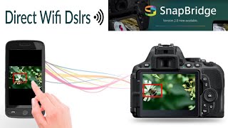 How to connect tether Nikon camera to mobile phone computer via WiFi [upl. by Airegin]