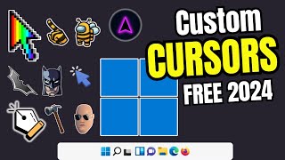 How to Get 🖰 CUSTOM CURSORS for Windows 1110 FREE SIMPLE amp ATTRACTIVE [upl. by Fernandes]