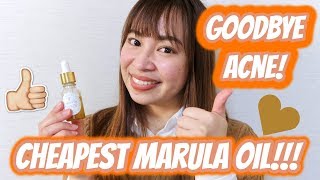 CHEAPEST MARULA OIL  IT CURED MY ACNE [upl. by Karrie978]