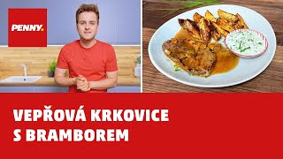 RECEPT  Vepřová krkovice s bramborem [upl. by Stelu]