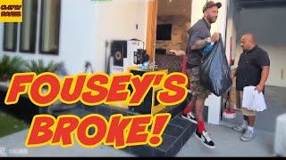 FOUSEY KICKED OUT OF HIS AIR BNB ON LIVESTREAM 🔴 BC HE DIDNT HAVE THE  TO PAY FOR IT [upl. by Richer]