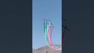 Frecce Tricolori sorvolano la spiaggia di Mondello Palermo [upl. by Maidie]