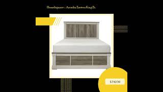 Homelegance  Arcadia Eastern King Bed In Weathered Gray  1677K1Ek [upl. by Guglielmo396]