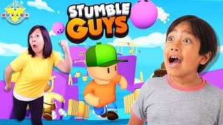 The Roblox Stumble Guys Championship with Ryan VS Mommy [upl. by Hough]